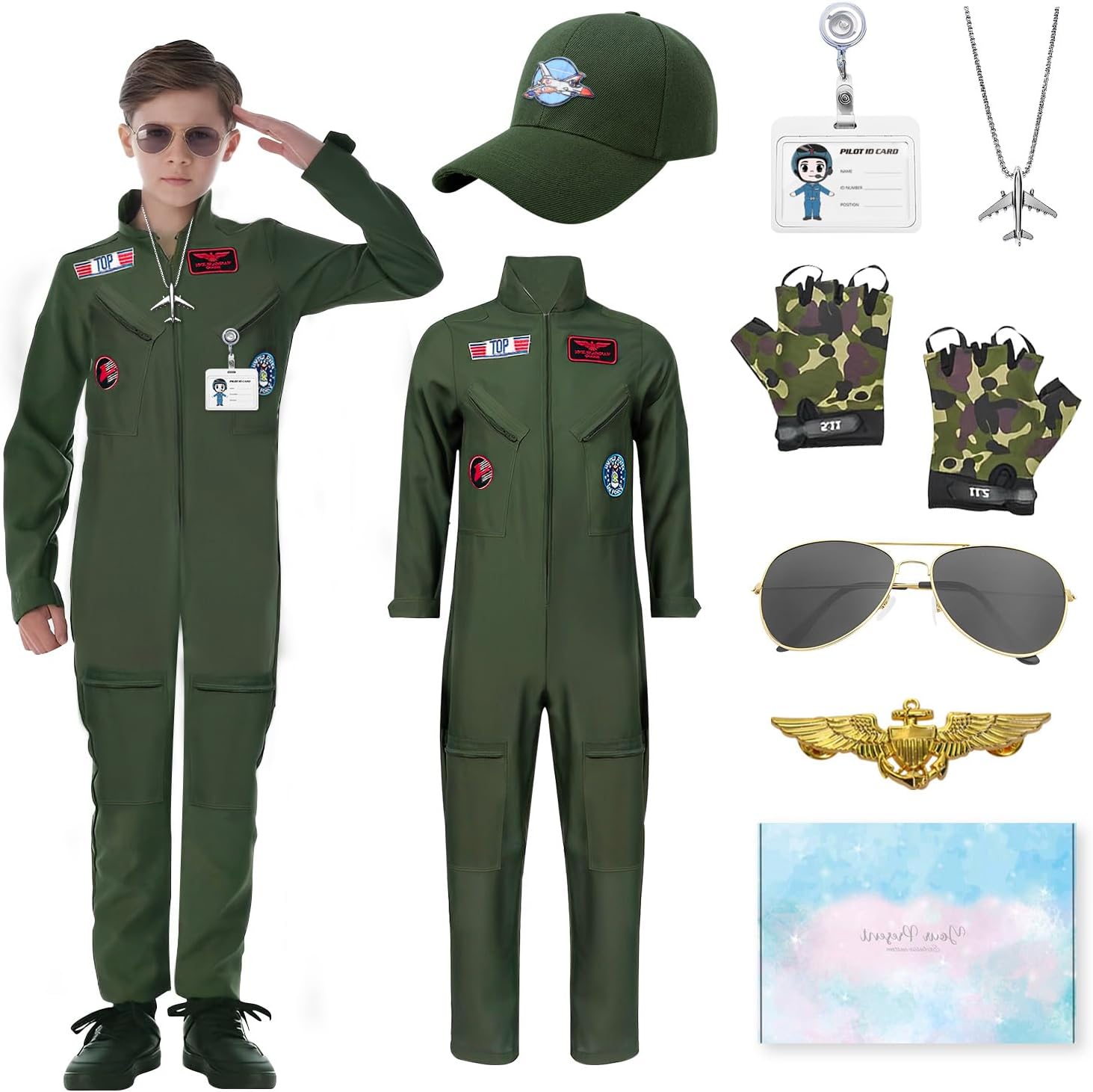 Kids Pilot Costume