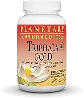 Vista 1 de Planetary Herbals Triphala Gold 1000mg Extra Strength Ayurvedic - 120 Tabletas
