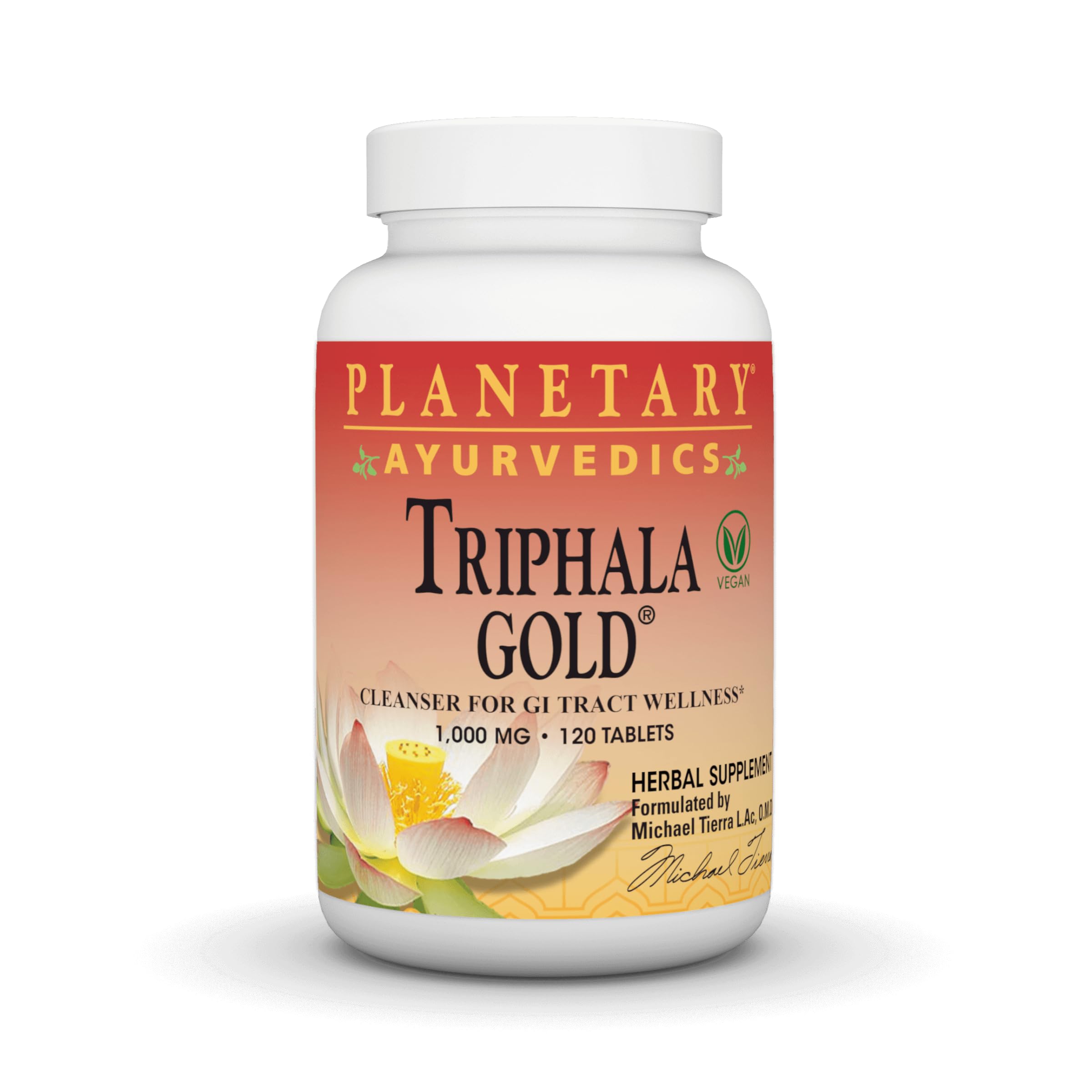 Triphala Gold Gi Cleanser 1000 Mg. 120 Tablets 120014