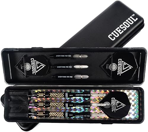 Miniatura 5 de CUESOUL Black Scorpion 16g Soft Tip Darts with Black Dart Case