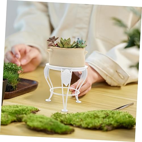 Miniatura 9 de Soportes para plantas exteriores e interiores, mini plantas de escritorio, soporte para suculentas, plantas de casa, estante de plantas, estante de