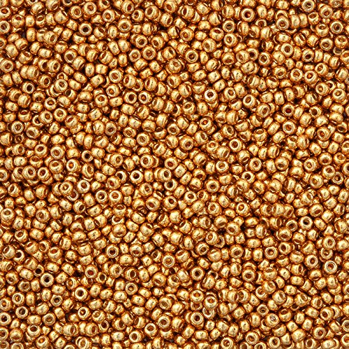 Miyuki 11/0 perline Duracoat Galvanized Yellow