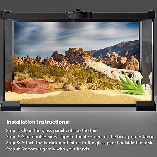 Miniatura 6 de YongFoto Fondo de fotografía de poliéster de 10 x 5 pies con diseño de árbol Joshua Parque Nacional, piedras de valle, cactus, arbusto, arbusto,