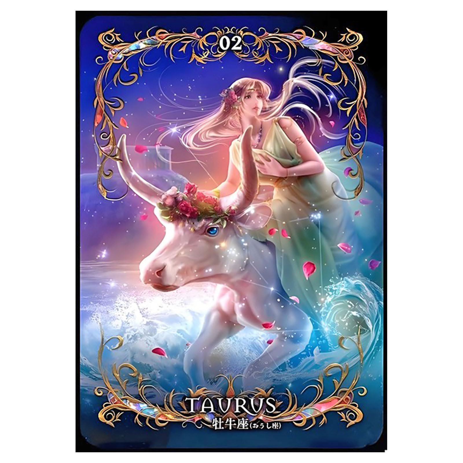 SHEGZHUC 30 x 40 cm Diamond Painting Zodiac Sign Taurus 5D Diamond Painting Animal Taurus Diamond Painting Art Embroidery Cross Stitch Pictures Gift Wall Decoration