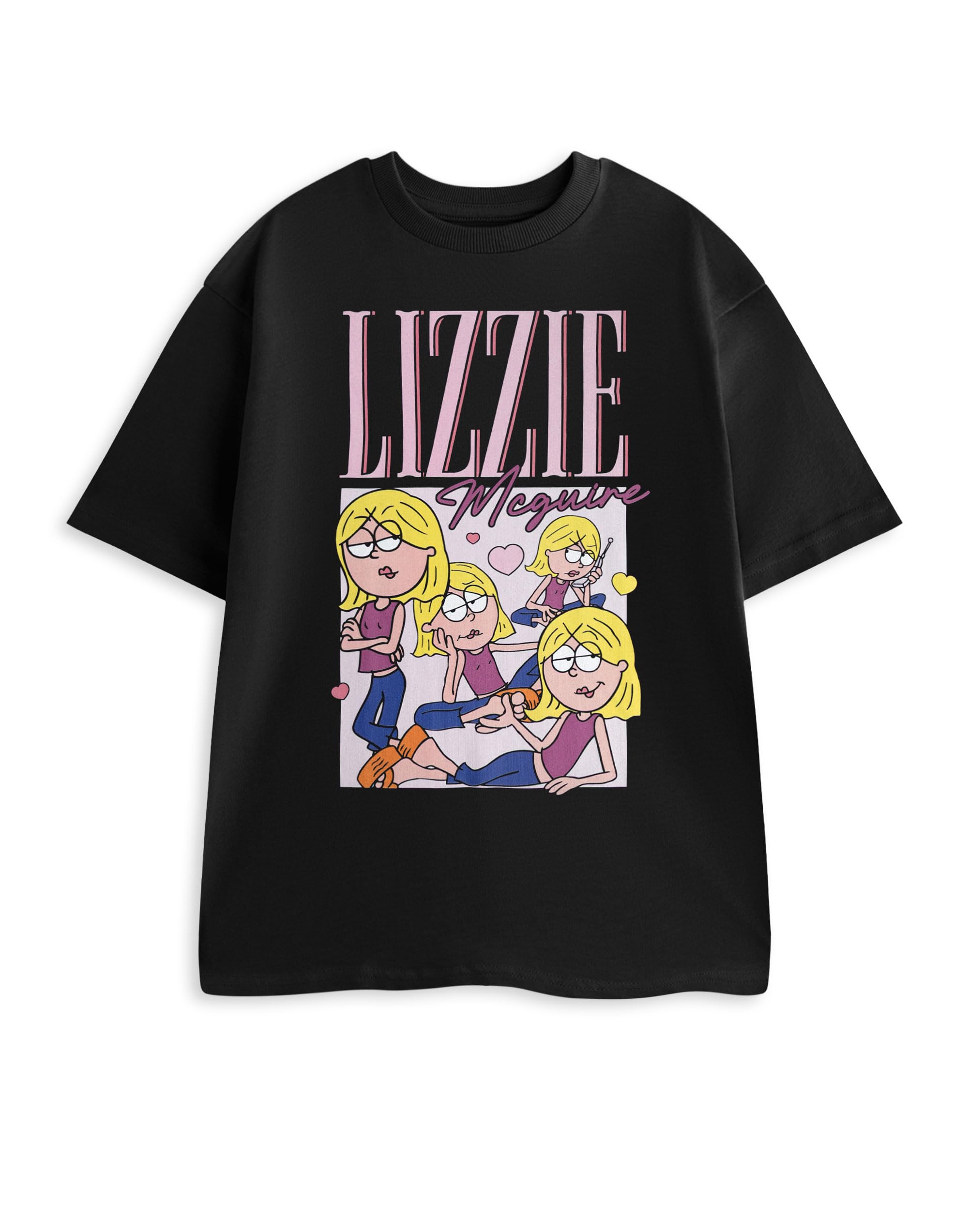 Disney Women's Short Sleeved T-Shirt | Black | Official Merch | Size: Medium
