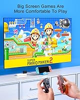 Vista 3 de Switch Dock para Nintendo Switch, estación de acoplamiento portátil Nintendo Switch para TV con puertos de carga 4K HDMIUSB 3.0USB-C, repuesto