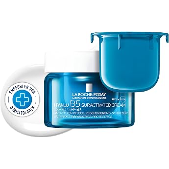 La Roche Posay Hyalu B5 Suractivated Cream LSF 30, straffende, gl&auml;ttende und aufpolsternde Anti Falten Pflege mit Sonnenschut