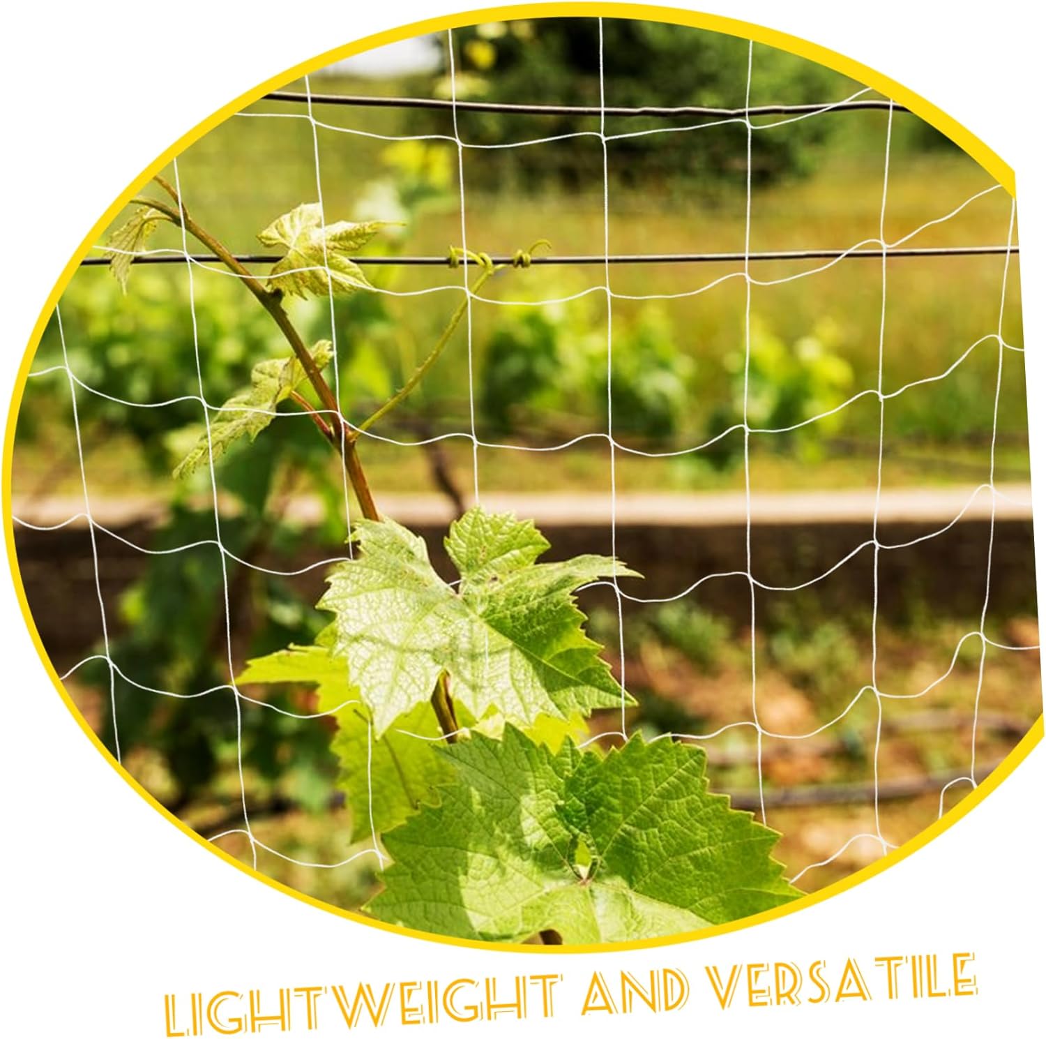5pcs Garden Trellis Netting for Climbing Plants White Polyester Support Net for Flowers and Vegetables Lightweight and Reusable Garden Plant Netting