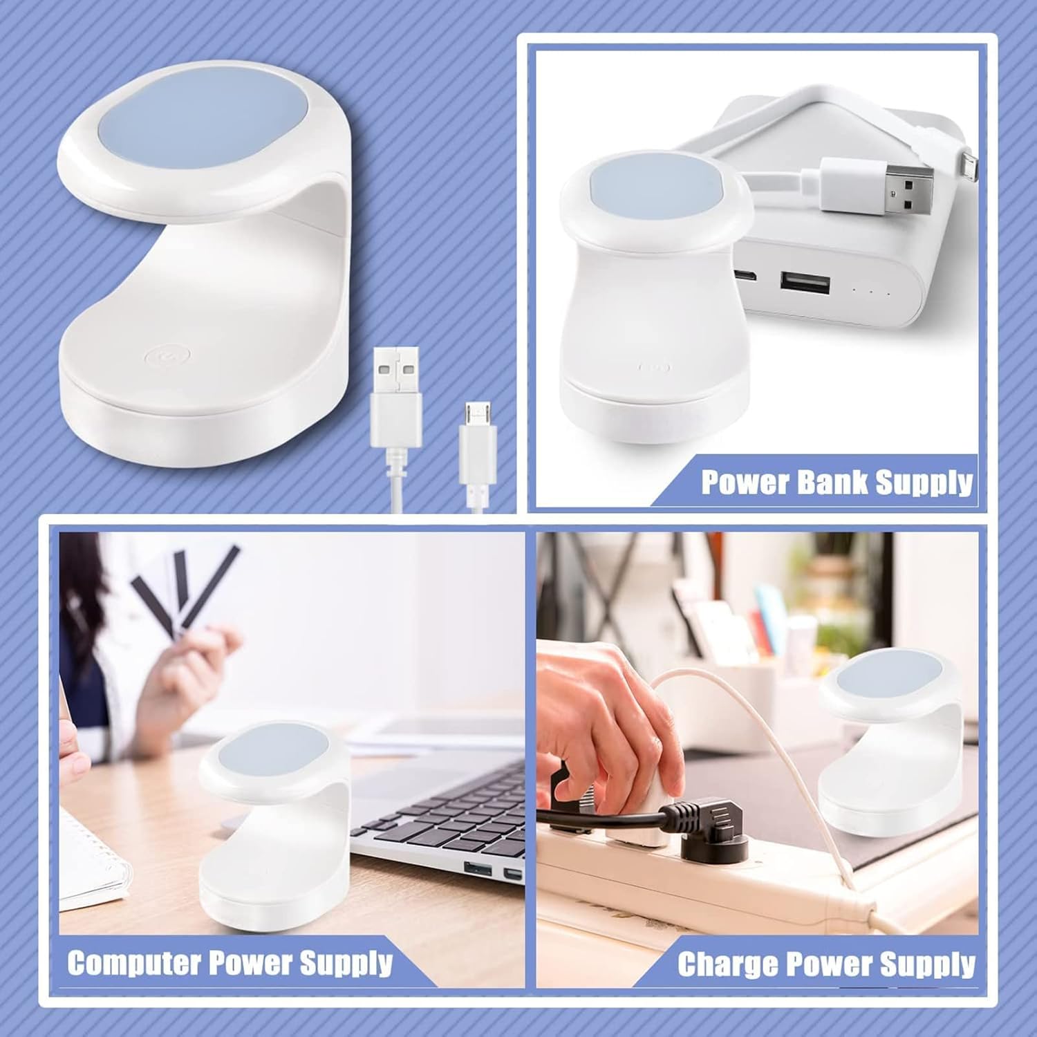 Mini LED Nail Lamp Nail Lamp Mini Light for Nails Mini Nail Light for Gel Nails 16W Light for Nails Nail Dryer Nail Lamp for Tools Glow in Dark Powder Dip : Beauty & Personal Care