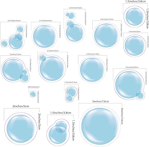 Miniatura 4 de Conquest Journals Harry Potter Mermaid - Juego de adhesivos para ventana, 11.5 x 30 pulgadas, incluye más de 20 burbujas flotantes y el huevo