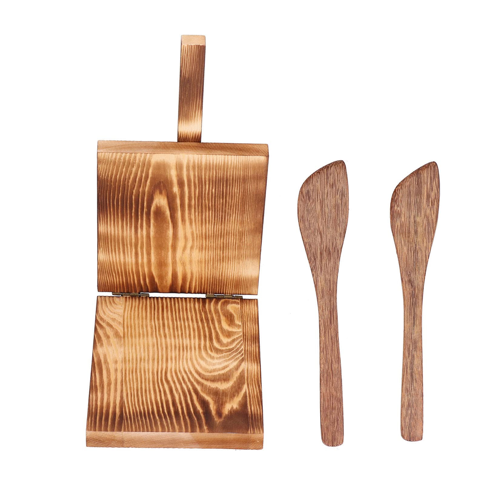 Restokki Tortilla Press Wood Multifunction Nonslip Wooden Handle Fine Workmanship Dough Pressing Tool