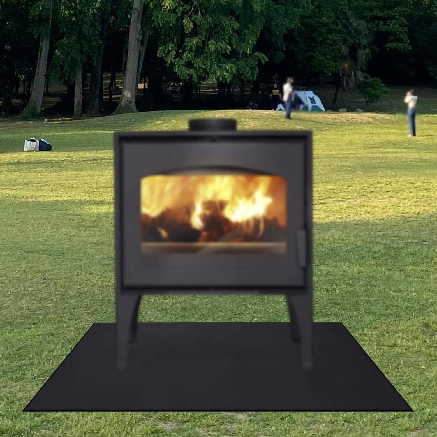 Grill Mat for Outdoor Use - Floor Protection for Grill Area, 152cmx106cm