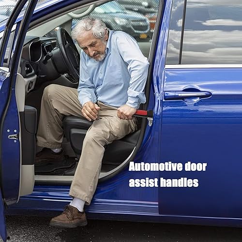 Miniatura 4 de Manijas de soporte de vehículo 5 en 1, asas de asistencia de puerta automotriz portátiles para ancianos, mango multifunción para automóvil con