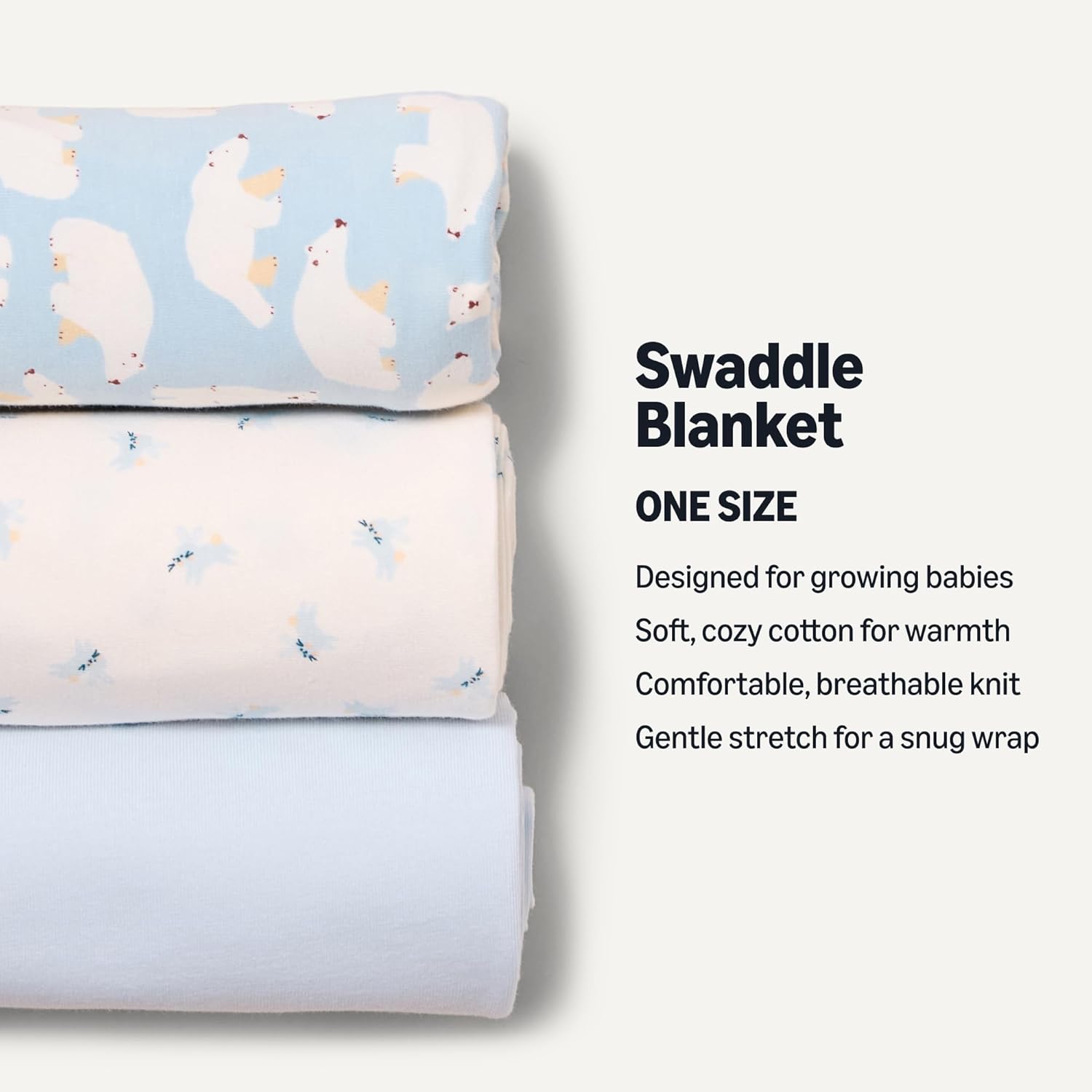 Amazon Essentials x Sofia Grainge Unisex Babies' Swaddle Blanket