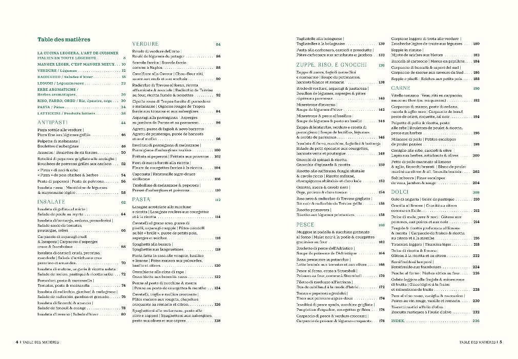 La cucina leggera: La cuisine italienne légère et gourmande