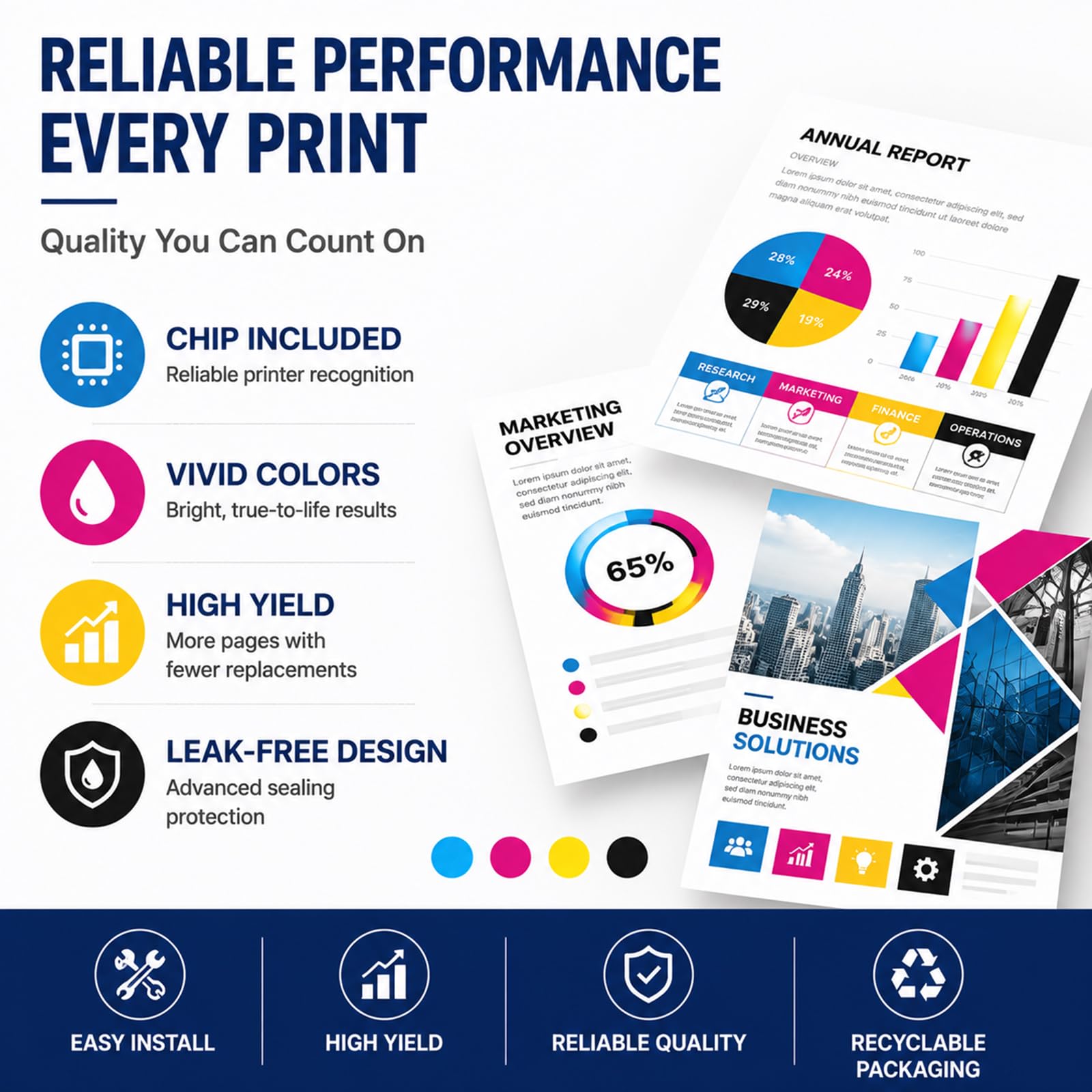 C7000 sostituzione della cartuccia di toner ad alta resa per 113R00782/CT351122, compatibile con Xerox VersaLink C7000N/C7000DN, con chip
