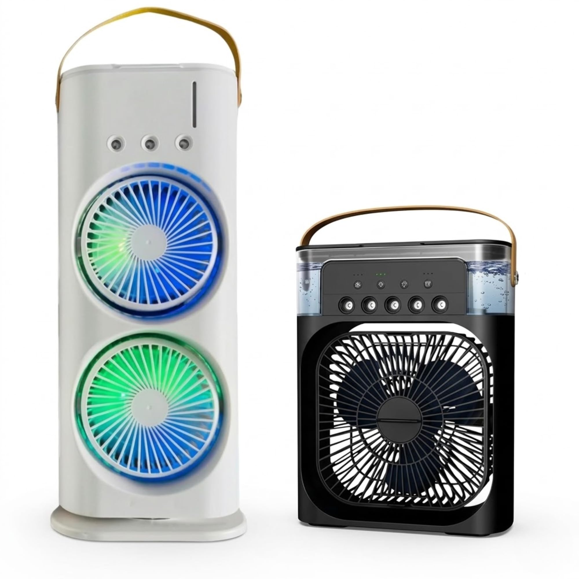 Drumstone C260 3 Spray Portable Mini Air Cooler with Mist Humidifier and SP5 Black Desk Fan Combo USB Powered Cooling Fan with 3 Wind Speeds Timer Function Personal Desk Cooler for Home Office-image-40