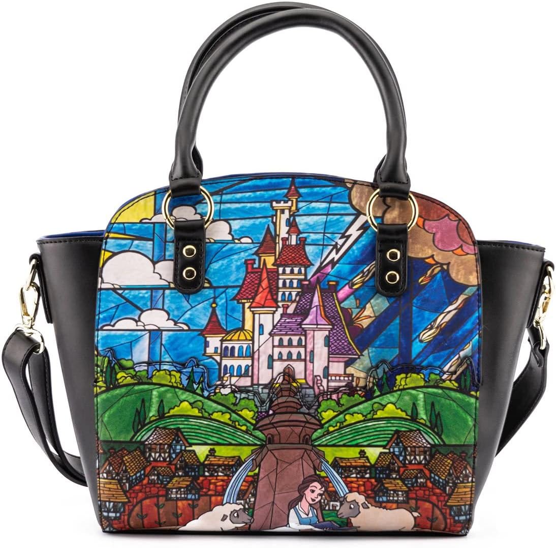 Loungefly Disney Princess Castle Series Belle Crossbody Princess Castle Series Belle One Size