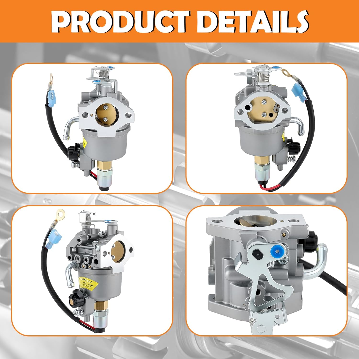 Carburetor Carb for Onan 146-0785 146-0803 Generator KY Series A042P619, for Onan Cummins A041D736, Microquiet 4000 Watt 4KYFA26100 4KYFA26100P 4KYFA26100K Generator Replaces 146-0759