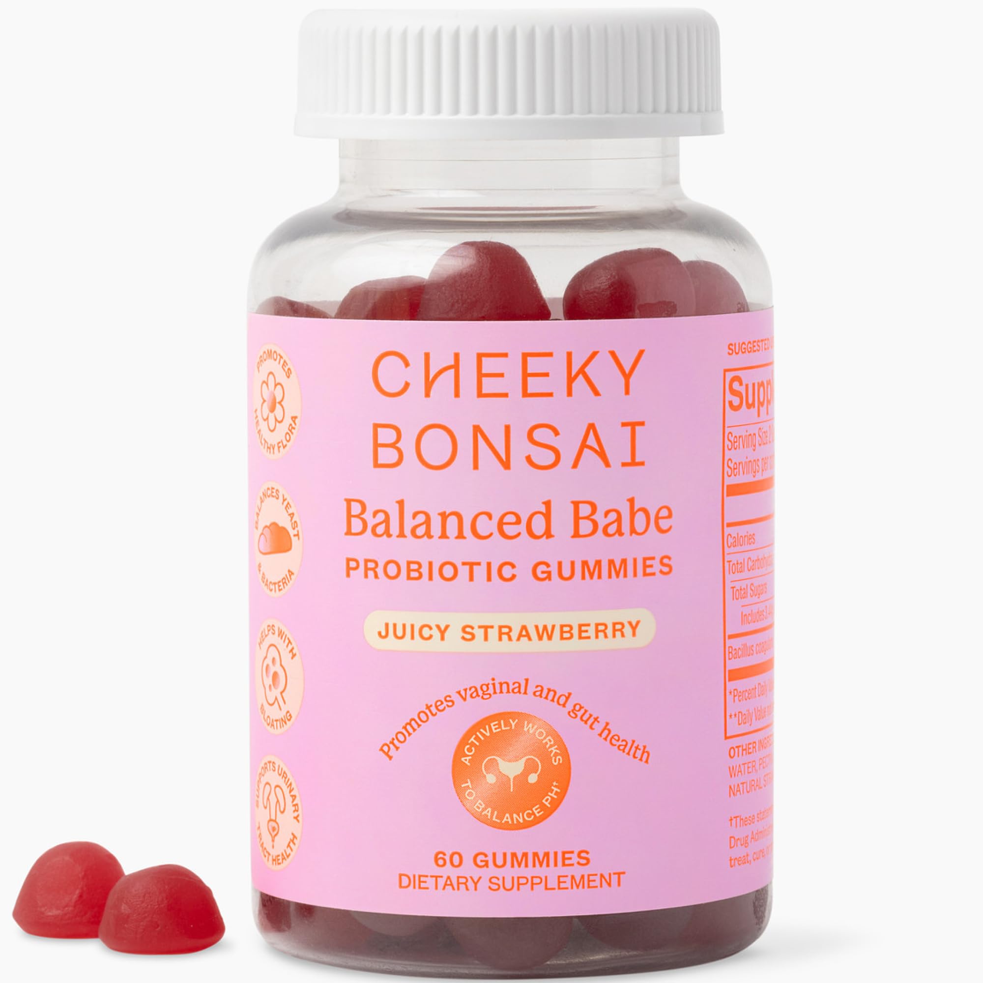 Amazon.com: Cheeky Bonsai, Vaginal Probiotic Gummies for Women