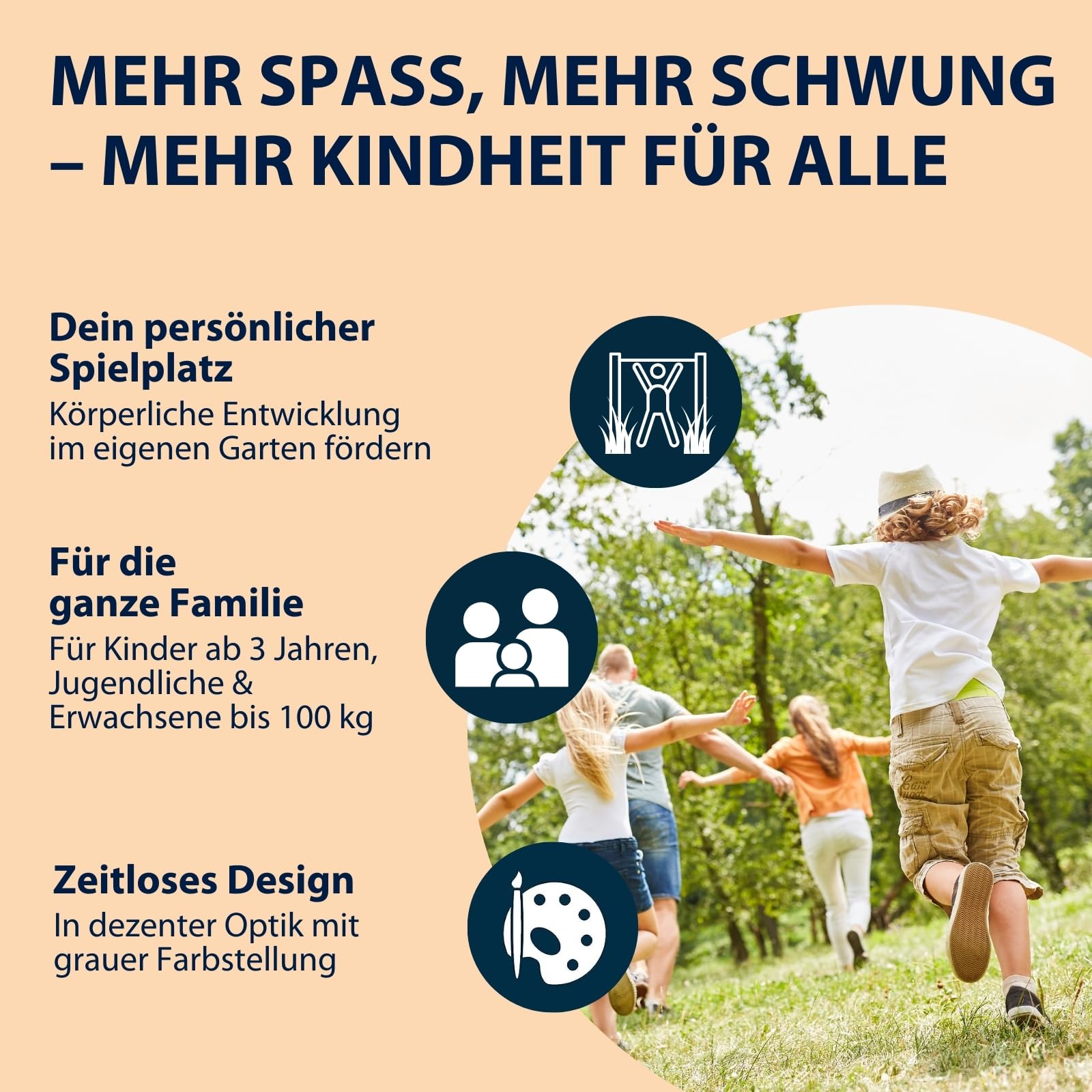 HUDORA Turnreck Fabian Standard/Pro - einfache/doppelte Turnstange für Kinder & Erwachsene - 4-fach höhenverstellbare Gymnastikstange - belastbare Outdoor-Fitnessstange für bis zu 100kg