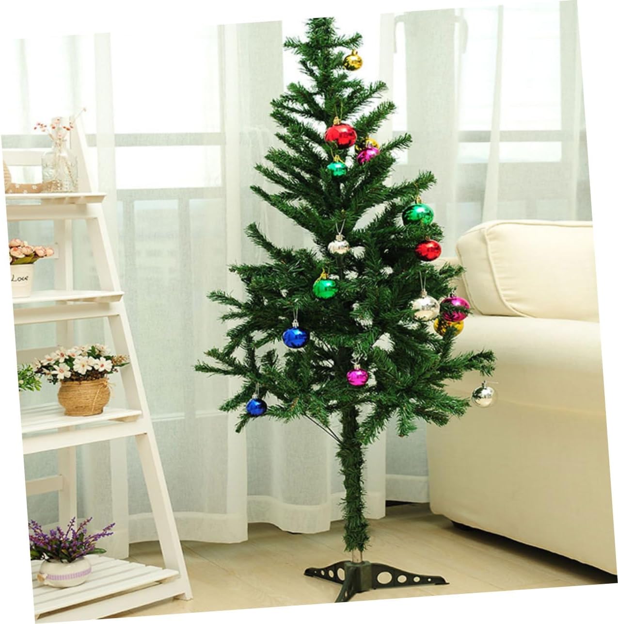 2pcs Christmas Tree Stand Holder Base for Artificial Trees Compact Design for Easy Storage Fits Pole for Holiday Decor