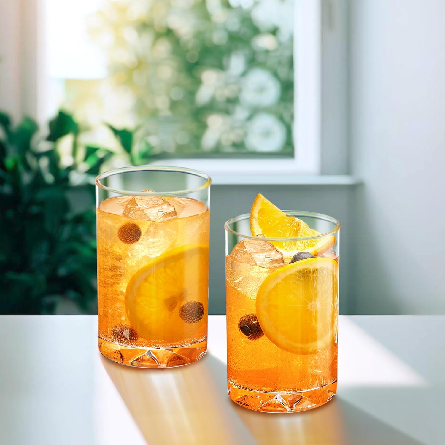 Amazing Abby - Liberty - 10-Ounce Plastic Tumblers (Set of 6), Drinking Glasses, Reusable Cups, BPA-Free, Shatter-Proof, Dishwasher-Safe (Made of Plastic, NOT Glass) - Image 2