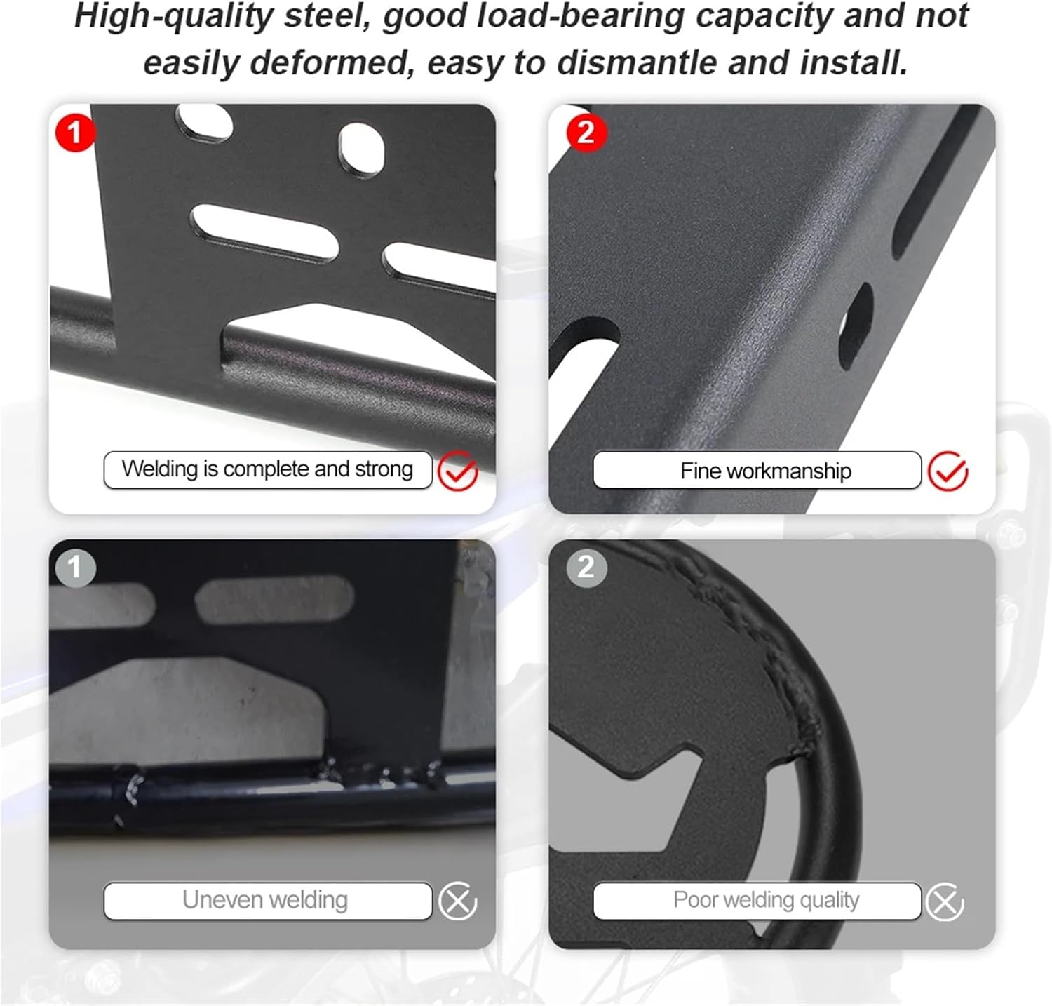 Replacement Rear Luggage Rack For SUZUKI DRZ400S DR-Z400S 2000-2024 DR-Z400SM 2005-2024 Motorcycle Trunk Top Case Panniers Saddlebag Bracket