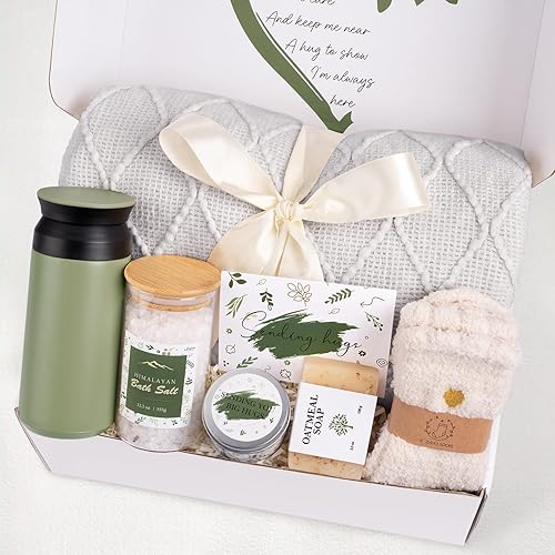 Miniatura 8 de Regalos para mujeres, regalos de cuidado personal para mujeres, paquete de cuidado, regalos inspiradores relajantes para mujeres, cesta de regalo de