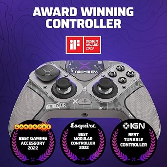 PDP Victrix Pro BFG ワイヤレスゲームコントローラー Playstation 5、PS5/PS4/PC用、モジュラーeスポーツゲームパッド、再マップ可能ボタン、カスタマイズ可能なトリガー、パドル、D-パッド、ファイトパッド、COD Call of Duty:Field Op。