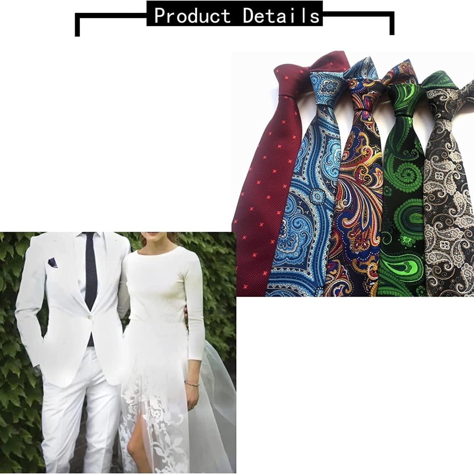 Cravatta Uomo Cravatta Da Uomo Con Motivo Colorato, Casual, Lunga, Da Lavoro, Da Sposo, Da Smoking, Da Camicia, Formale Cravatta Accessori Sposa