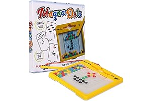 Playmags Magnetic Drawing Board for Kids: Inspire Creativity with Magna Dots Doodle Board