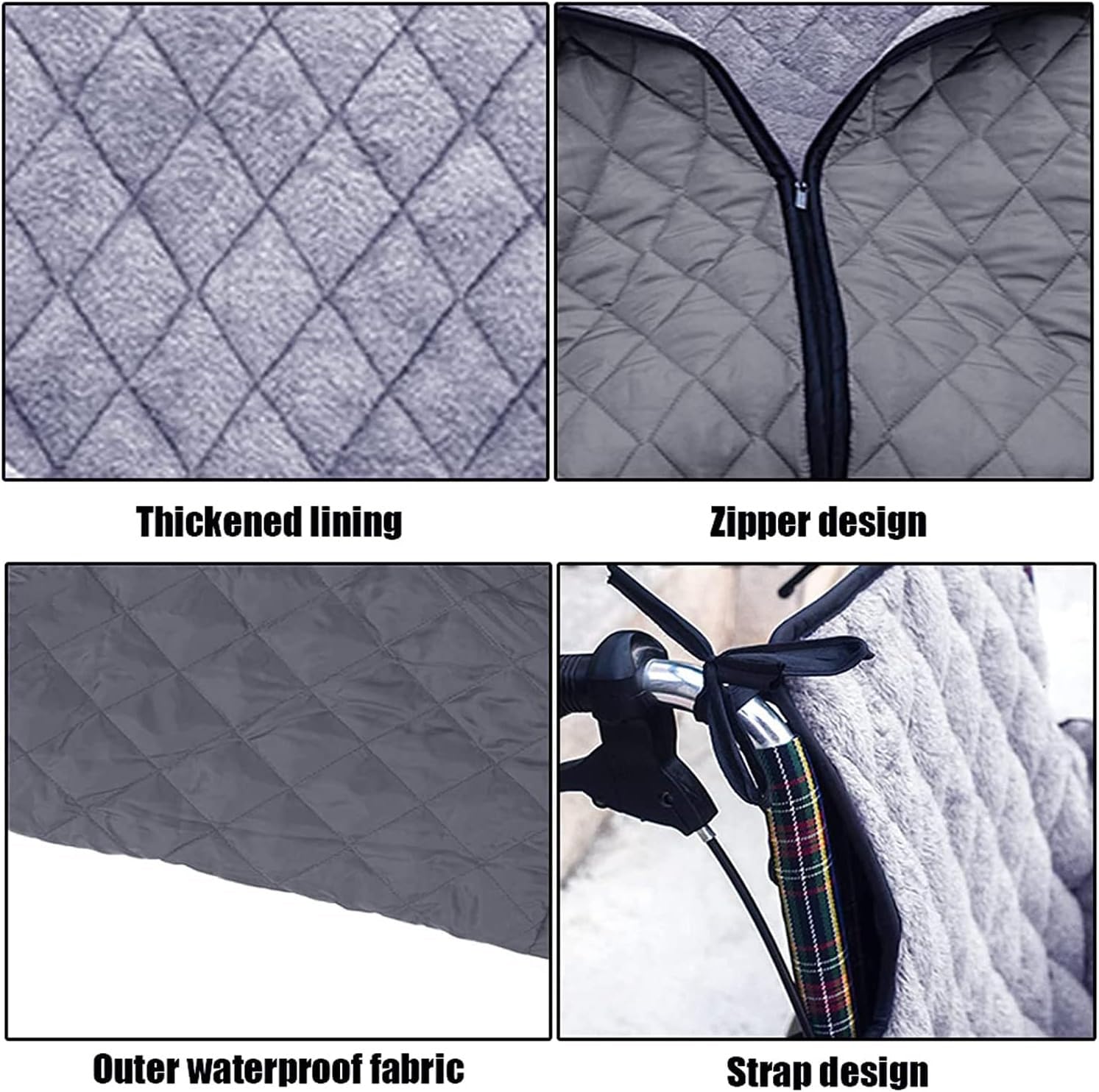 QUINZI Forro Polar Impermeable Cosy Silla De Ruedas - Funda De Forro Polar para Silla De Ruedas, Manta para Silla De Ruedas, Silla De Ruedas Saco De Pies