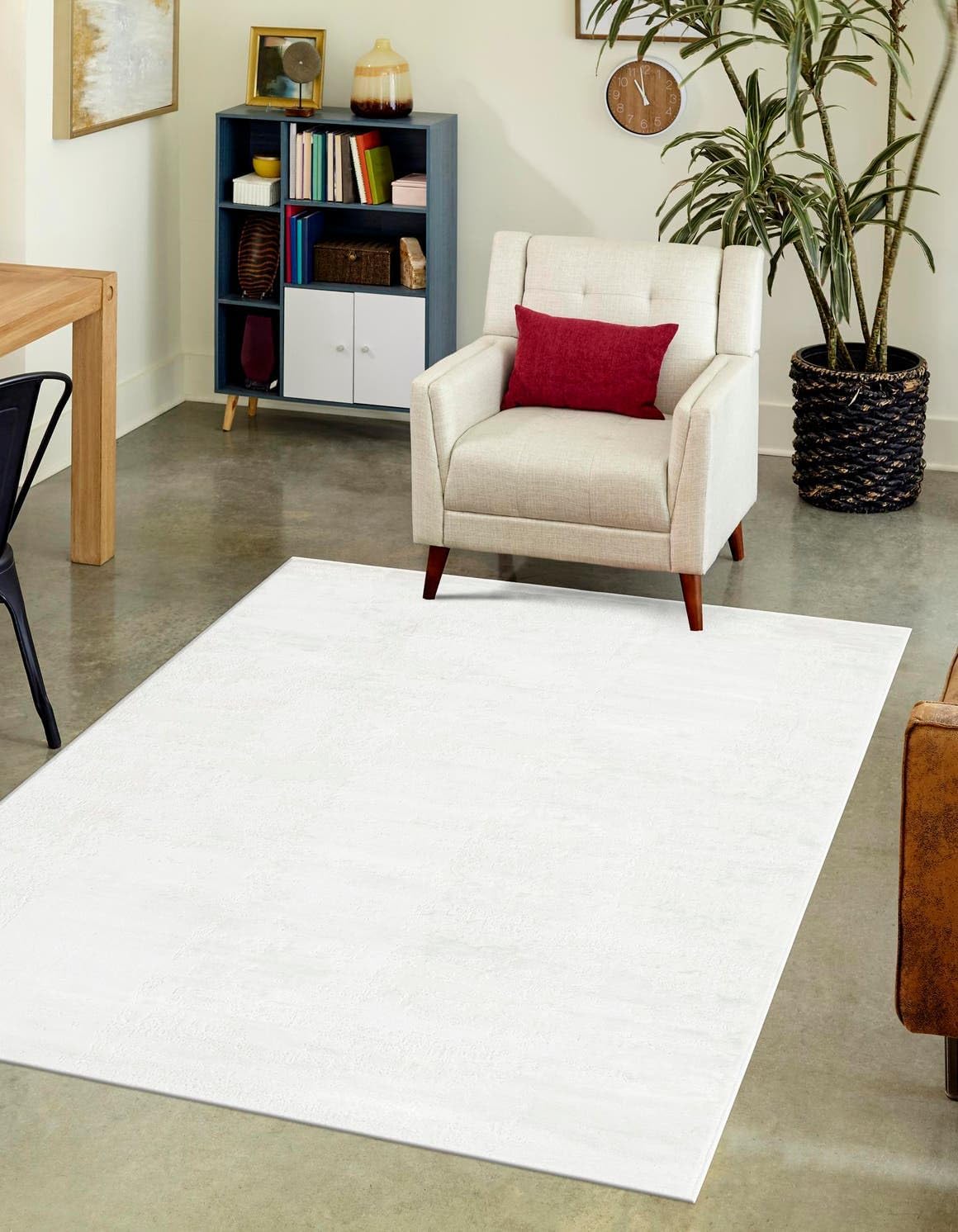 Unique Loom Finsbury Collection Area Rug - Elizabeth (9' x 12' Rectangle, Ivory)