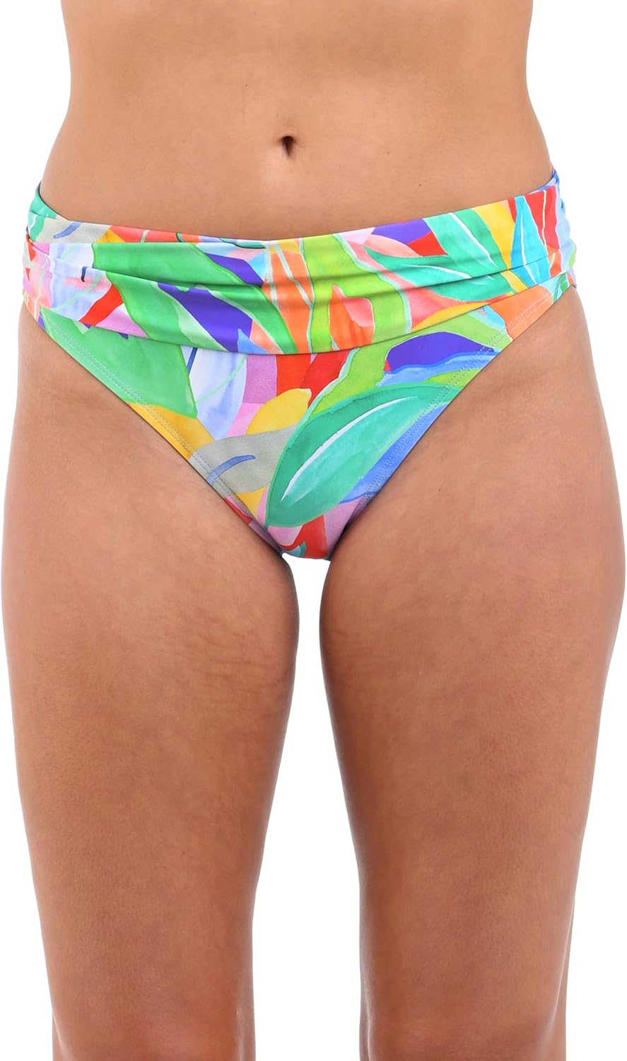 La Blanca Women's Shirred Band Hipster Swimsuit Bottom