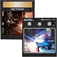 Vista 10 de TRQWH Lente de soldadura oscurecimiento automático: lente de casco de soldadura, tecnología de color verdadero con 4 sensores de arco, rango