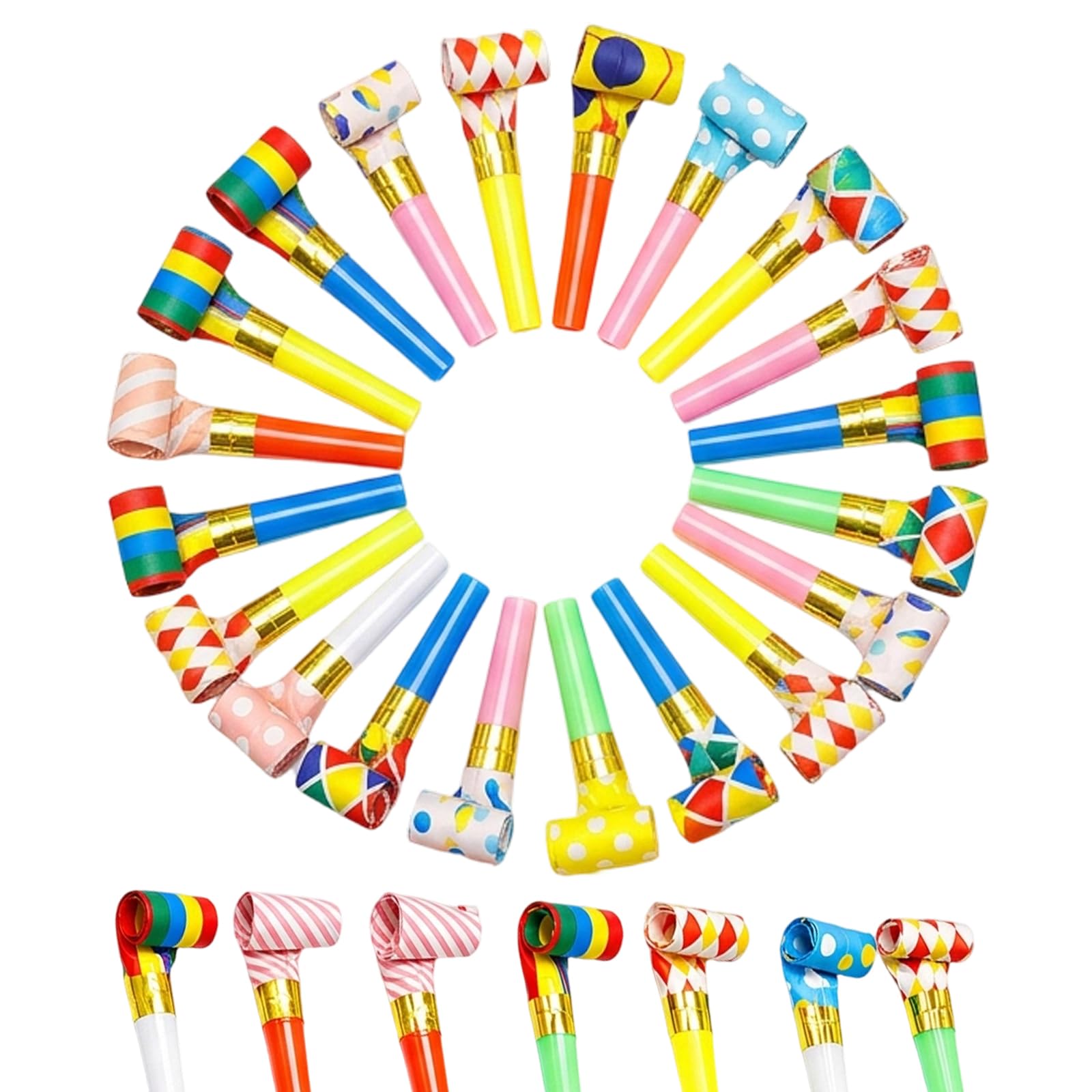 40 Party Blowers, party poppers for Celebrations and Gatherings