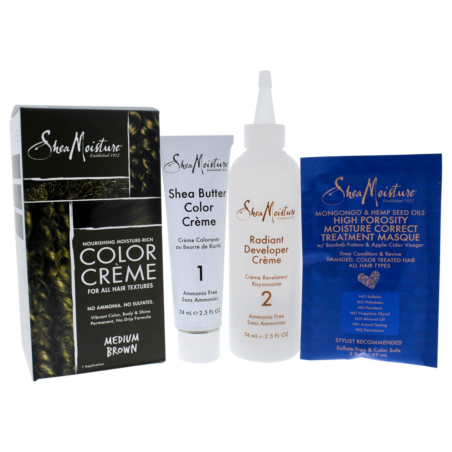 Shea Moisture Nourishing Hair Color Kit, Dark Blonde