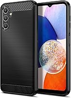 Vista 103 de Funda Qiinogow compatible con Samsung Galaxy A23 4G/5G, cubierta delgada para teléfono con absorción de golpes, funda protectora de fibra de carbono