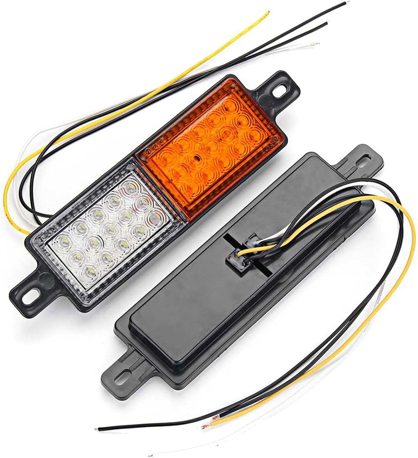10Pcs 12V 30 LED Car Truck Bull Bar Light Bullbar Front Bumper Light Front Indicator Park Lamp Signal Bulb Trailer