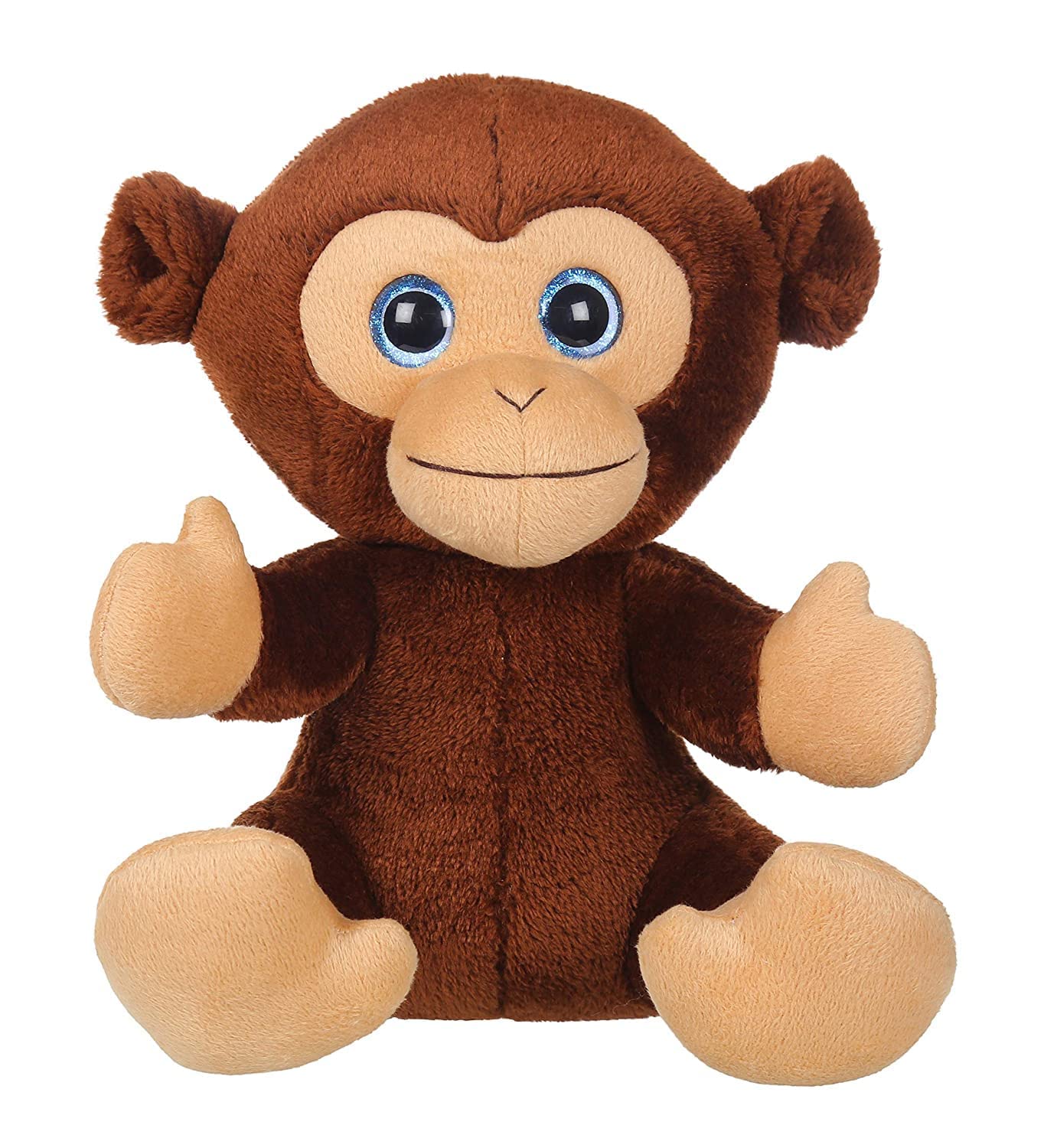 NEXXT GEENERATION Soft Monkey Toy for Kids Soft Stuffed Plush Animal Toys Room Home Decoration Hanging Monkeys Toys (Dark Brown)