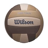 WILSON Pro Tour Volleyball - Official Size&comma; Brown&sol;Tan&sol;Beige