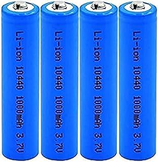 ILOJ 3.7V 1000mAh 10440 Lithium Ba Used for Flashlight and,4 Units.