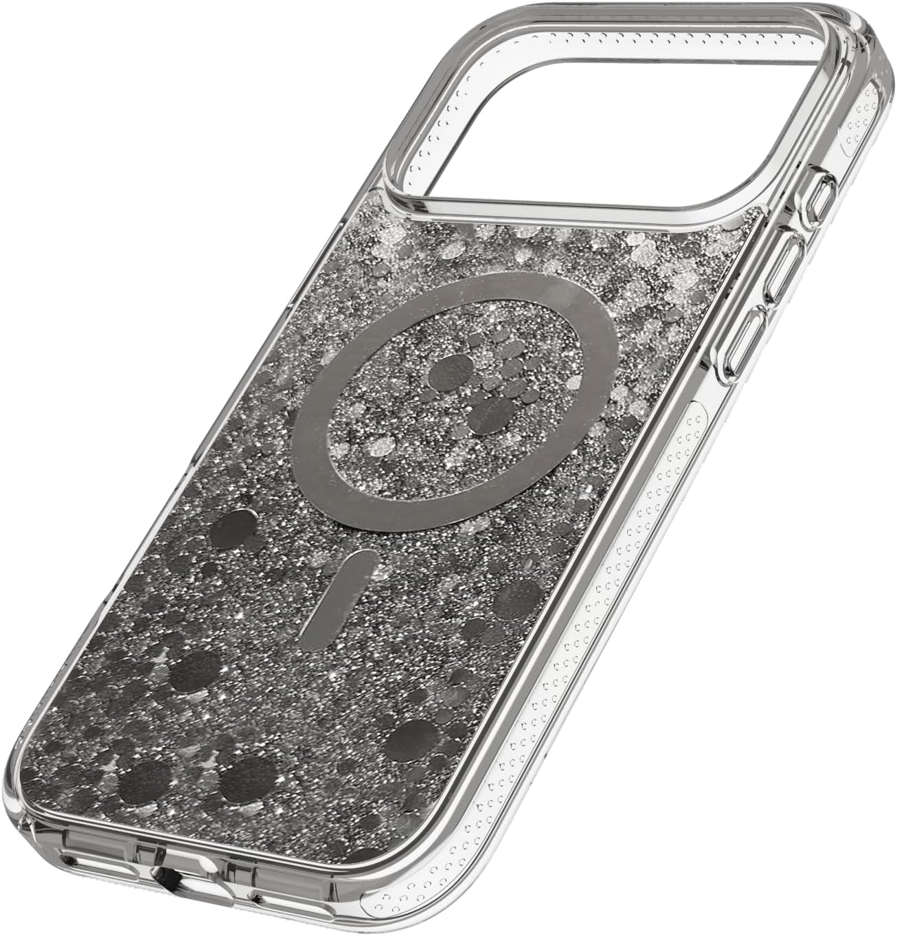 Prodigee iPhone 17 | Popstar | Transparent Case | Drop Tested | Dual Layer Cover | Wireless Charging Compatible | Shockproof Military-Grade Protection| (Popstar, Titanium, iPhone 17 Pro Max (6.9))