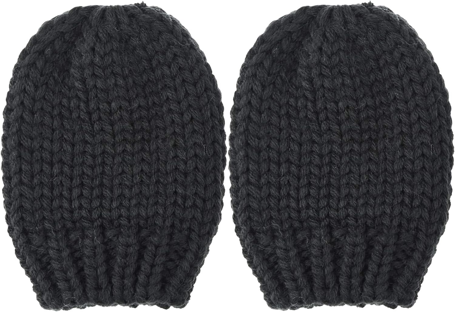 2 Set Newborn Winter Beanie Hats Gloves Kit for Baby Girls Boys Infant Toddler Warm Knitted Hats Glove Autumn Spring - Image 6