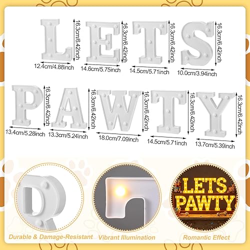 Miniatura 65 de Honoson 9 piezas de decoración de despedida de soltera, letrero de compromiso para boda, despedida de soltera, luz LED de neón para mujeres,