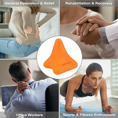 Miniatura 5 de Herramienta de masaje de punto gatillo. Bola masajeadora para tejido profundo, liberación miofascial, terapia física, fascitis plantar, alivio del