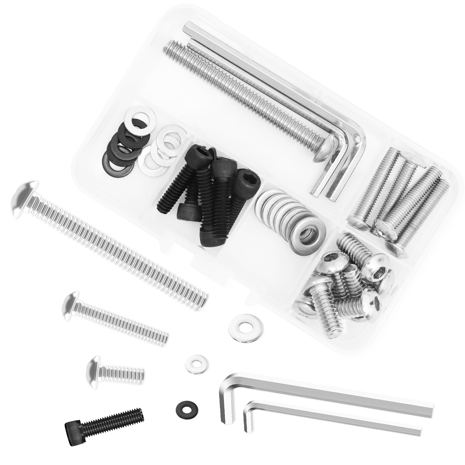 38Pcs Stainless Steel Inner Batwing Fairing Bolt Windshield Bolts
