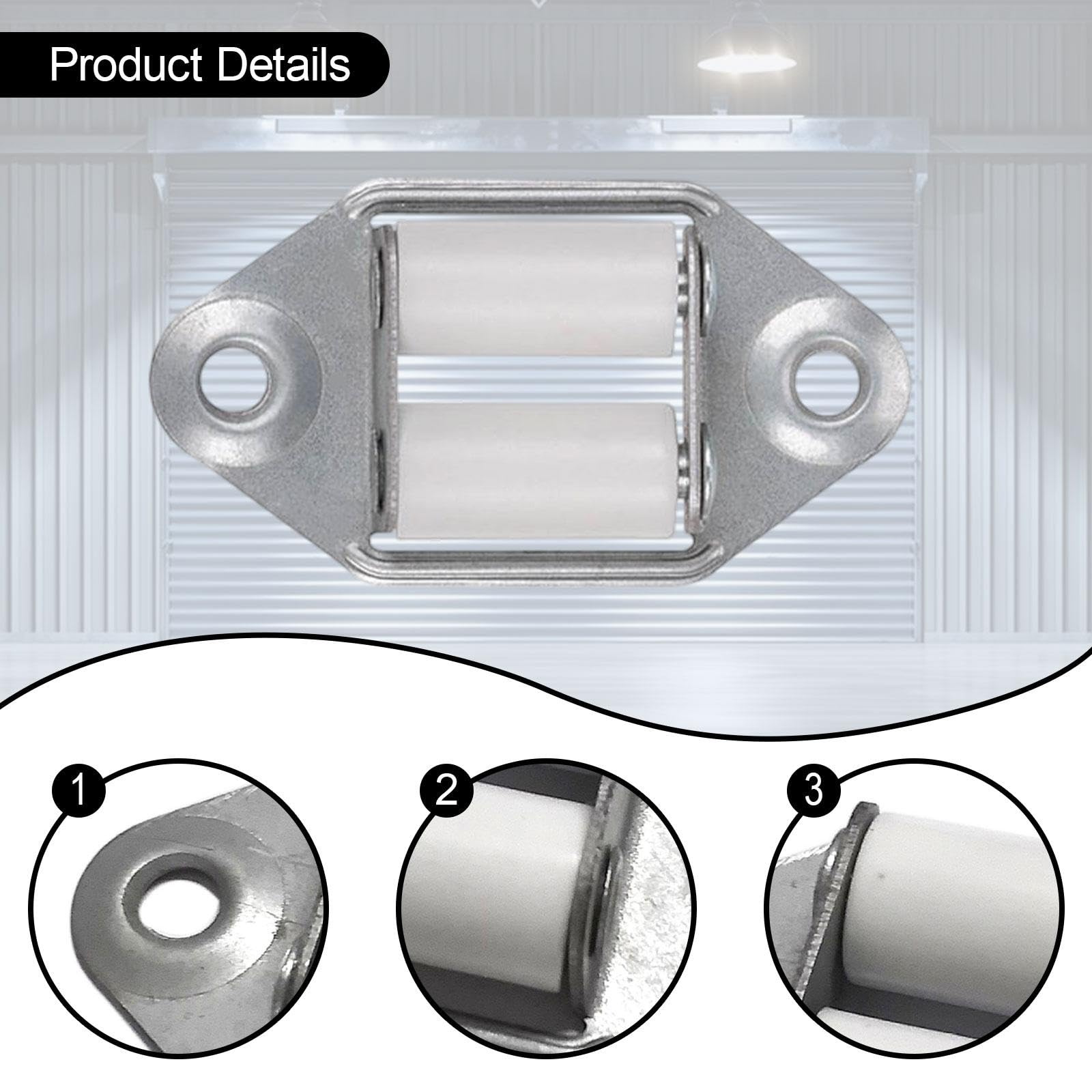 MagiDeal Guida per cinghia per tapparella, Componente hardware, Guida per cinghia per tapparella, Spaziatura fori 47 mm, Accessorio per, Passante per