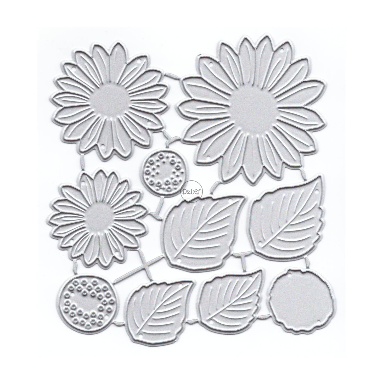 Matrices De Découpe Métal Fleur Et Nœud Papillon - Pour Scrapbooking, Cartes, Gaufrage